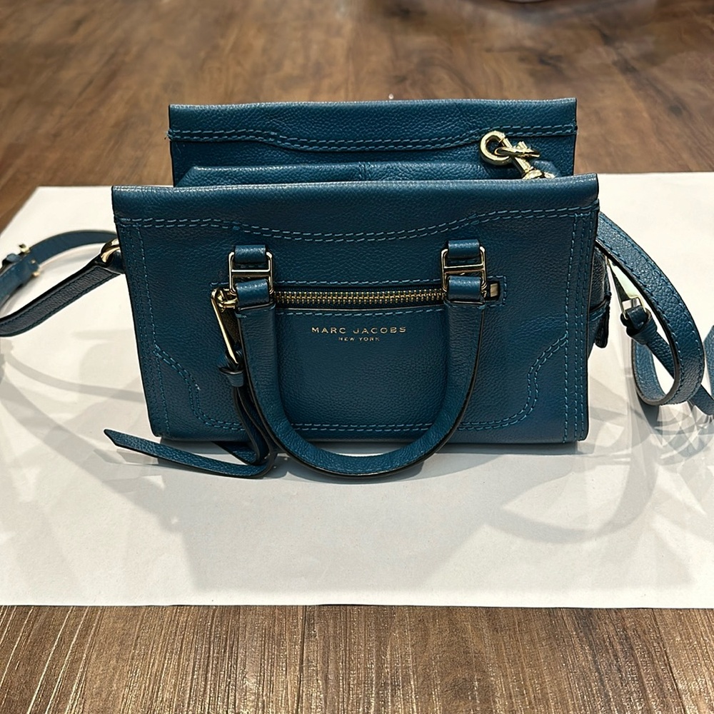 Marc Jacobs Mini Cruiser Pebbled Leather Crossbody Satchel